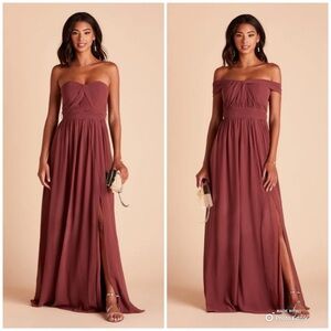 Birdy Grey | Grace Convertible Bridesmaid Dress | Large | Rosewood
